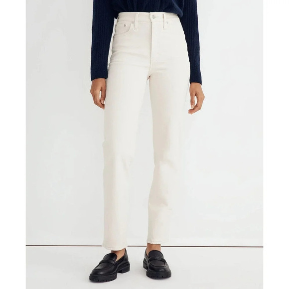 Madewell The Perfect Vintage Straight Jean in Vintage Canvas Wash - Picture 4 of 10